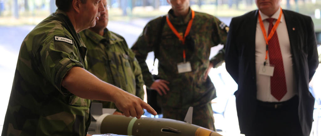 Garnison nord på seminarium gällande säkerhetspolitik