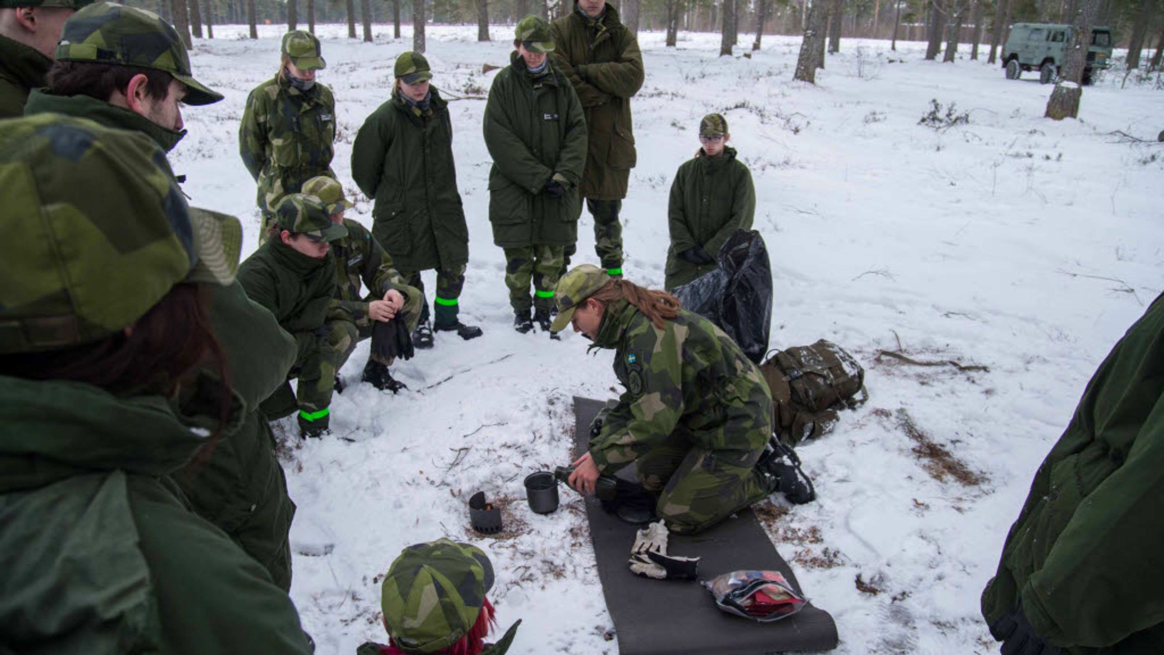 Praoelever får en bra grund inför värnplikt.