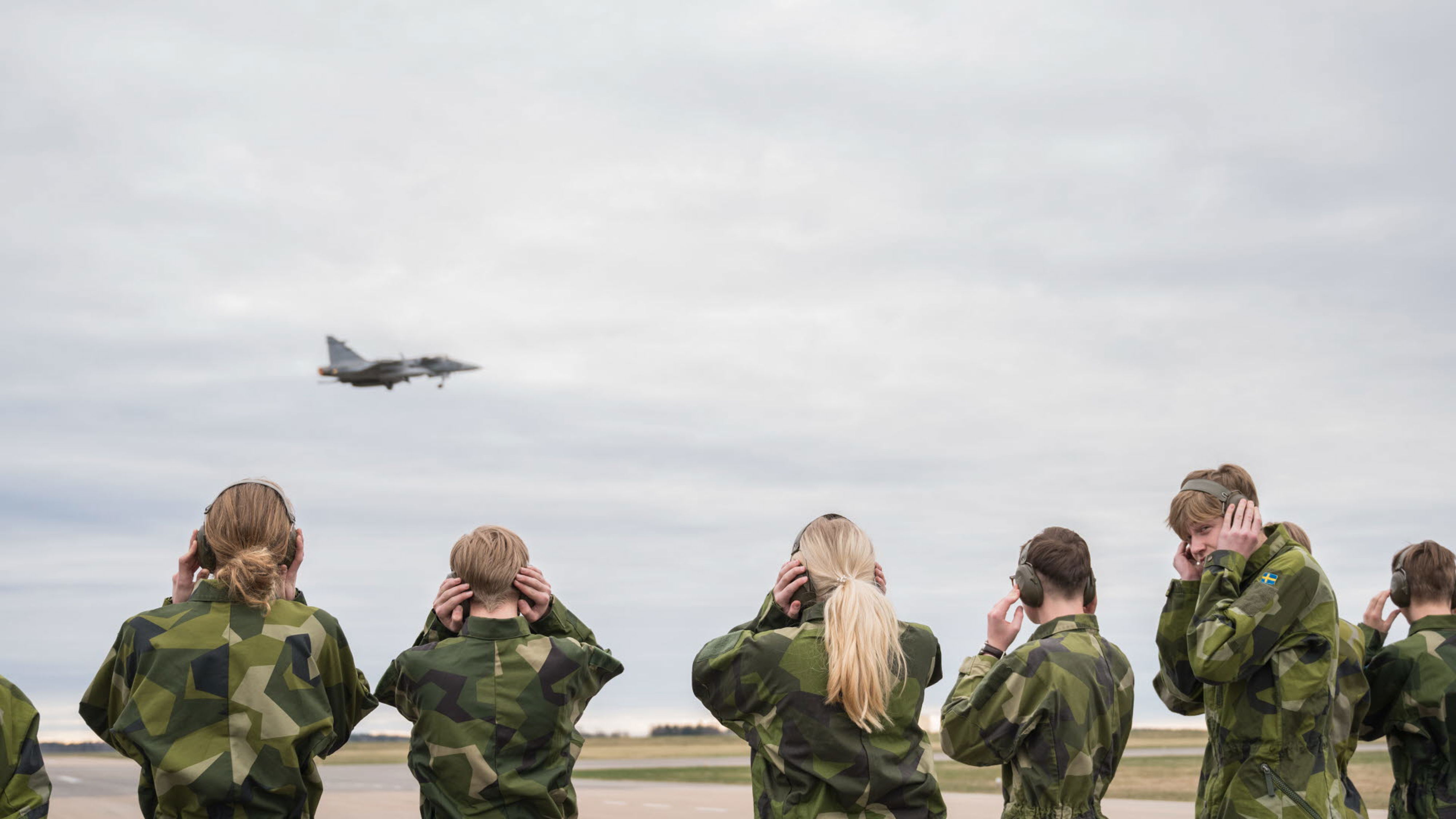 Praovecka på Skaraborgs flygflottilj F 7.