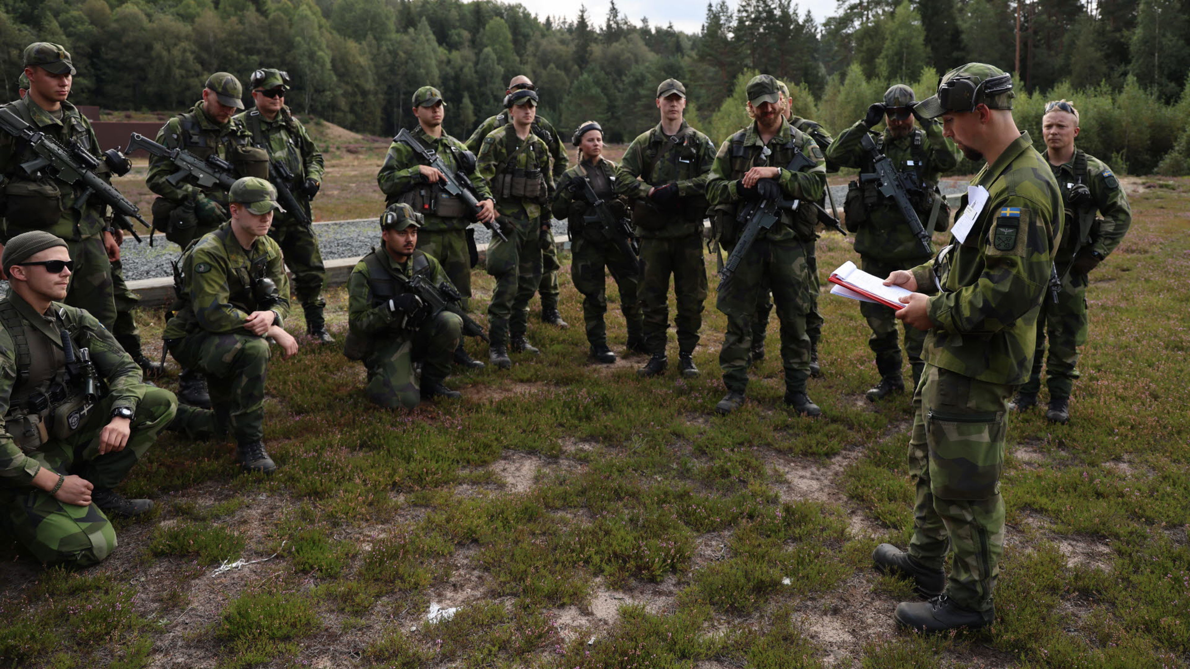 Utbildning i krigsvetenskap och taktik.